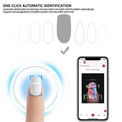 Сплав машины красоты салона принтера ногтя IOS 3D андроида алюминиевый анодируя